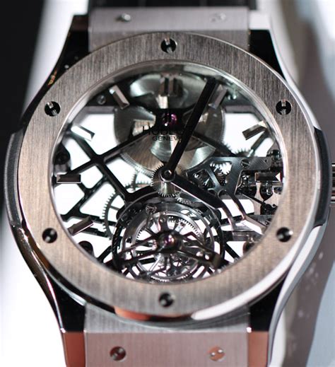 replica hublot skeleton|hublot tourbillon 45mm.